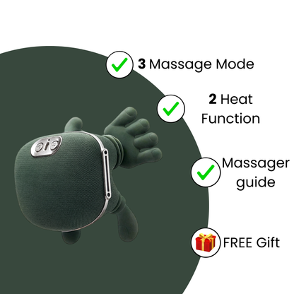 Relaxing massager for the neck and back